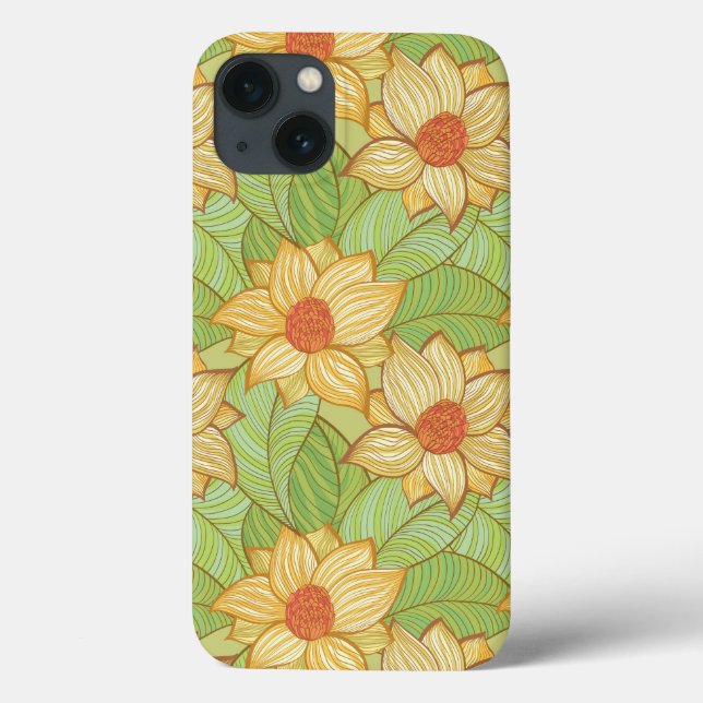 Retro Magnolia Padrão (Verso)
