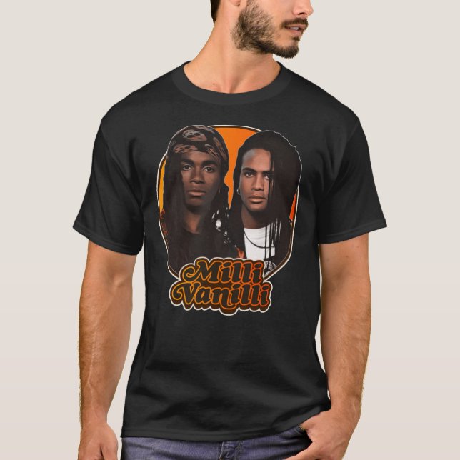Retro Milli Vanilli Tributa Camisa Clássica (Frente)