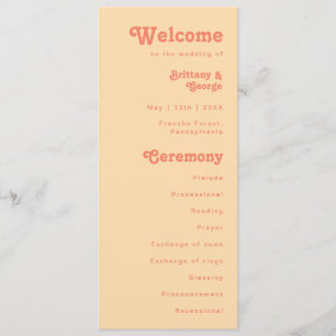 Retro Moderno   Programa de Casamento de Creme Lar