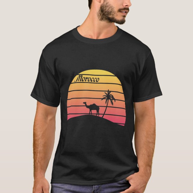 Retro MOROCCO classic T-Shirt (Frente)