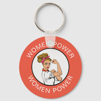 Retro Mulheres Poder Chaveiros Feministas Feminist