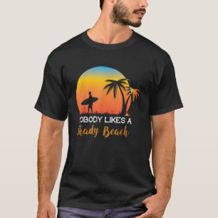 Retro Ninguém Gosta De Uma Camisa De Praia Sombria