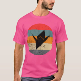 Retro Origami Camisa Origami Japonês Dobrado