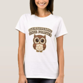 Retro Owl Deep Thoughts Women’s T-Shirt