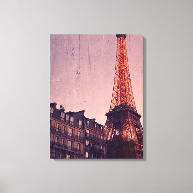 Retro Paris - Sempre uma boa ideia - Canvas (Frente)