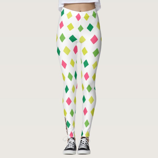 Retro Radiance Diamond Leggings (Frente)
