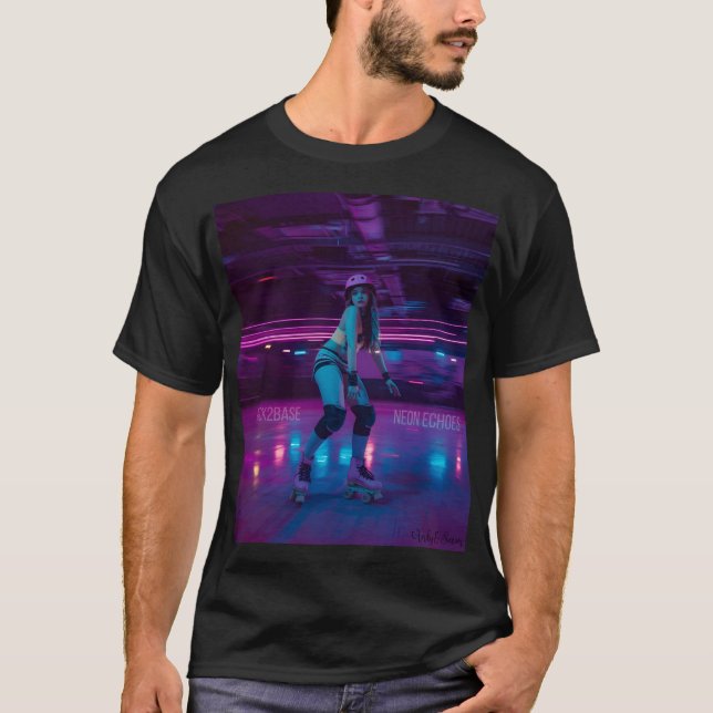 Retro streetwear Unisex T-shirt Neon 90s (Frente)