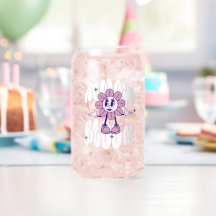 Retro Sunflower Cartoon Quote Pink