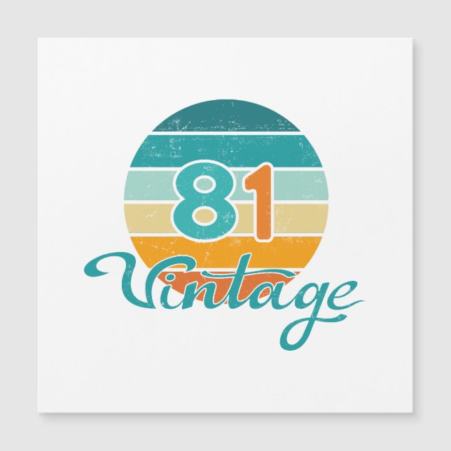 Retro Sunset 81 Vintage Distressed (Frente)