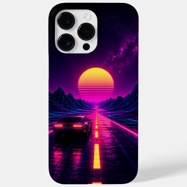 Retro Sunset Road Cell Phone Case (Verso)