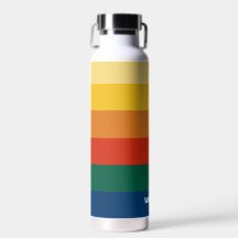 Retro Sunset Stripes with Simple Space Bold Name 