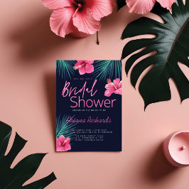 Retro Tropical Rosa-Rosa-Rosa-Neo-Elétrico