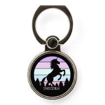 Retro Unicorn Pega Telefone Com Suporte