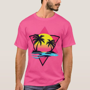 Retro Vibes : A Camiseta Sunset Vaporwave