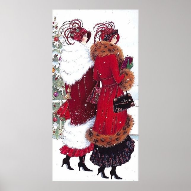 Retro vintage art deco poster (Frente)