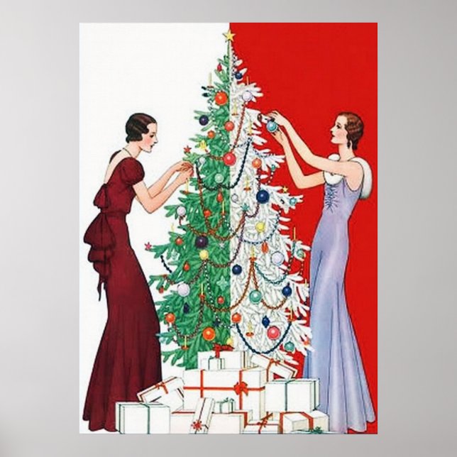 Retro vintage art deco poster (Frente)