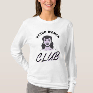 RETRO WOMAN CLUB WIFE T SHIRTS CAMISETAS