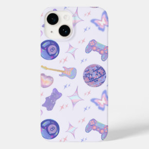 Retro Y2K Kitsch Lavanda Bola de Discoteca Padrão 