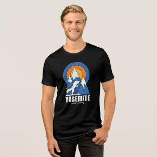 Retro Yosemite Ski White Fox T-Shirt