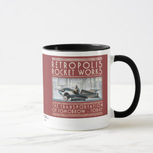 Retropolis Rocket trabalha a caneca