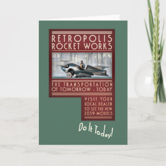 Retropolis Rocket trabalha o cartão