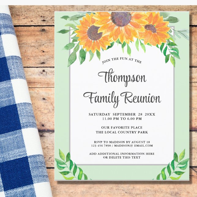 Reunião da família do Sunflower de Orçamento (Criador carregado)