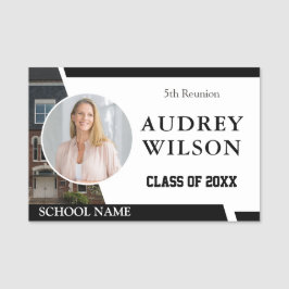 Reunião de 5 de Nome de etiqueta de de de de Fotos