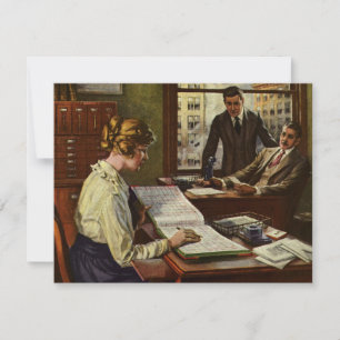 Reunião de negócios vintage, escritório com execut