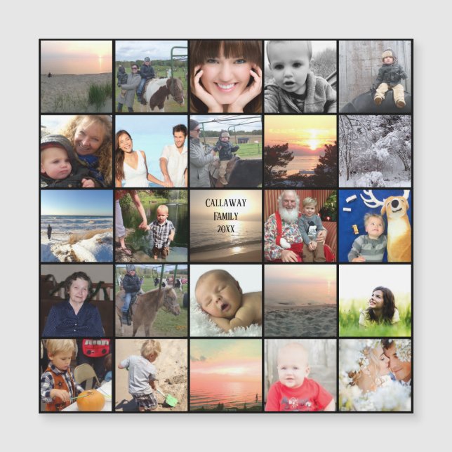 Reunião Familiar Favorece Colagem de Fotos (Frente)