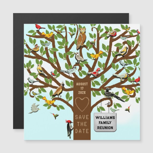 Reunião Familiar Guardar Data (Frente/Verso)