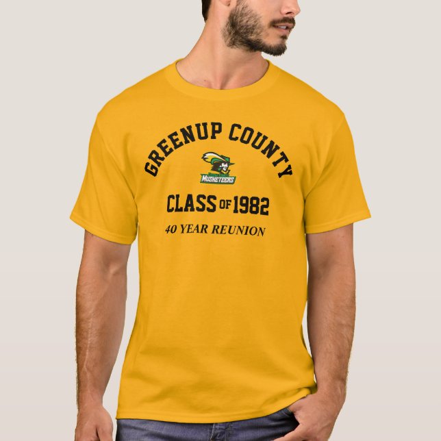 Reunião GCHS 82 T-Shirt gold com retorno (Frente)