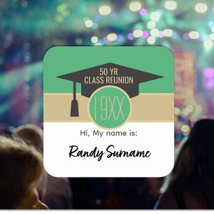 Reunião! Nome de etiqueta de reunião de classe per