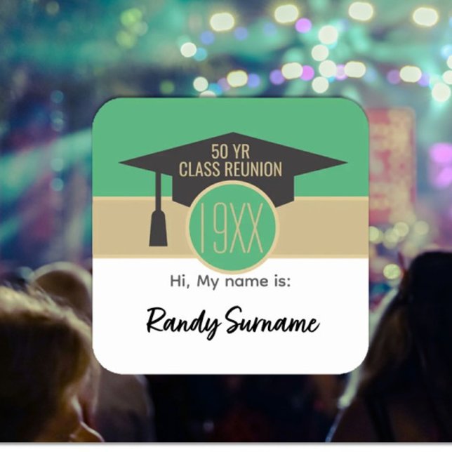 Reunião! Nome de etiqueta de reunião de classe per (Criador carregado)