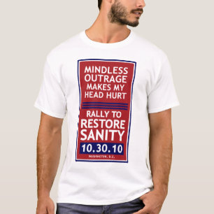 Reunião para restaurar o t-shirt da sanidade