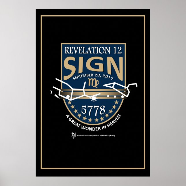 Revelação 12 - Poster de Sinal (Frente)
