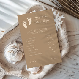 Revelação do Sexo Pegadas Adivinhe o Preço Certo