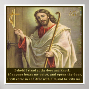 Revelações 3:20 poster