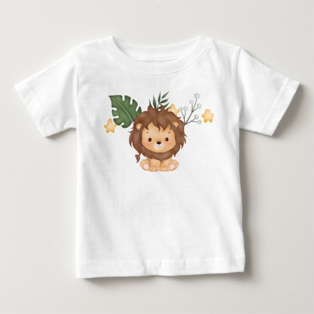 Revelation 5:5 Lion of Judah Baby t-shirt (Frente)
