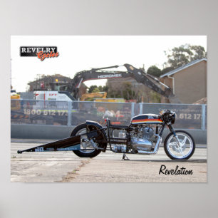 Revelry Racing Drag Bike Poster