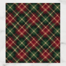 Revestimentos de Envelope Xadrez de Natal