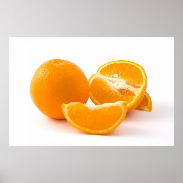 Revigorar A Fatia De Posters De Laranjas Da Vida (Frente)