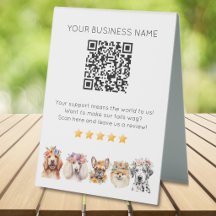 Revisão do código QR de embelezamento de cães YELP