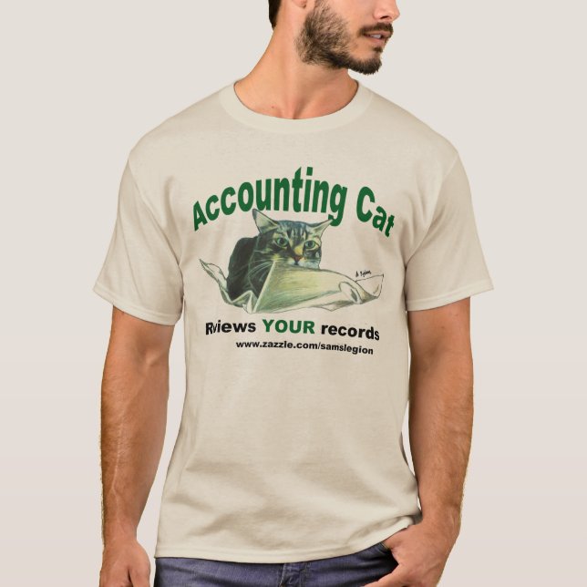 Revisão do gato do contador SEU t-shirt dos (Frente)