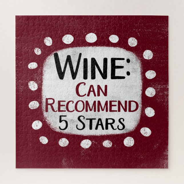 Revisão do Vinho 5 Estrelas Quebra-cabeça de serra (Vertical)