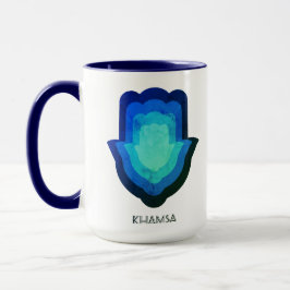 Revisite Caneca Azul Khamsa