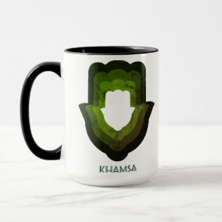 Revisite Caneca Verde Khamsa