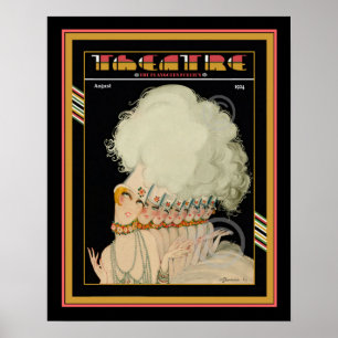 Revista Art Deco Theater Poster 16 x 20