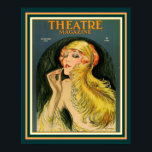 Revista Art Deco Theater Poster 16 x 20<br><div class="desc">Poster da revista Vintage Theater - 16 x 20</div>