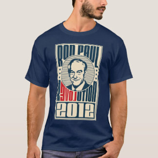 Revolução 2012 de Ron Paul - t-shirt escuro