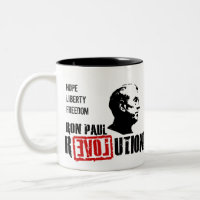 Revolução de Ron Paul - esperança para a caneca de